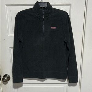 Vineyard Vines Gray Zip Up Jacket Fleece